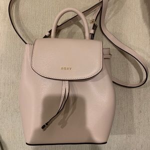 Pink DKNY mini backpack
